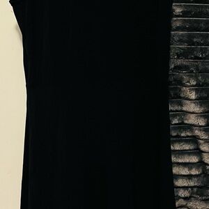 Ivanka Trump Black Sheath Maxi Dress for Cocktail